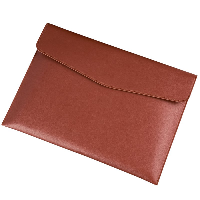 PU Leather Document Folder with Snap Closure - Image 4