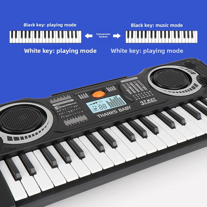 7-Key Kids Electronic Piano, Early Education Music Toy for Beginners - Image 2