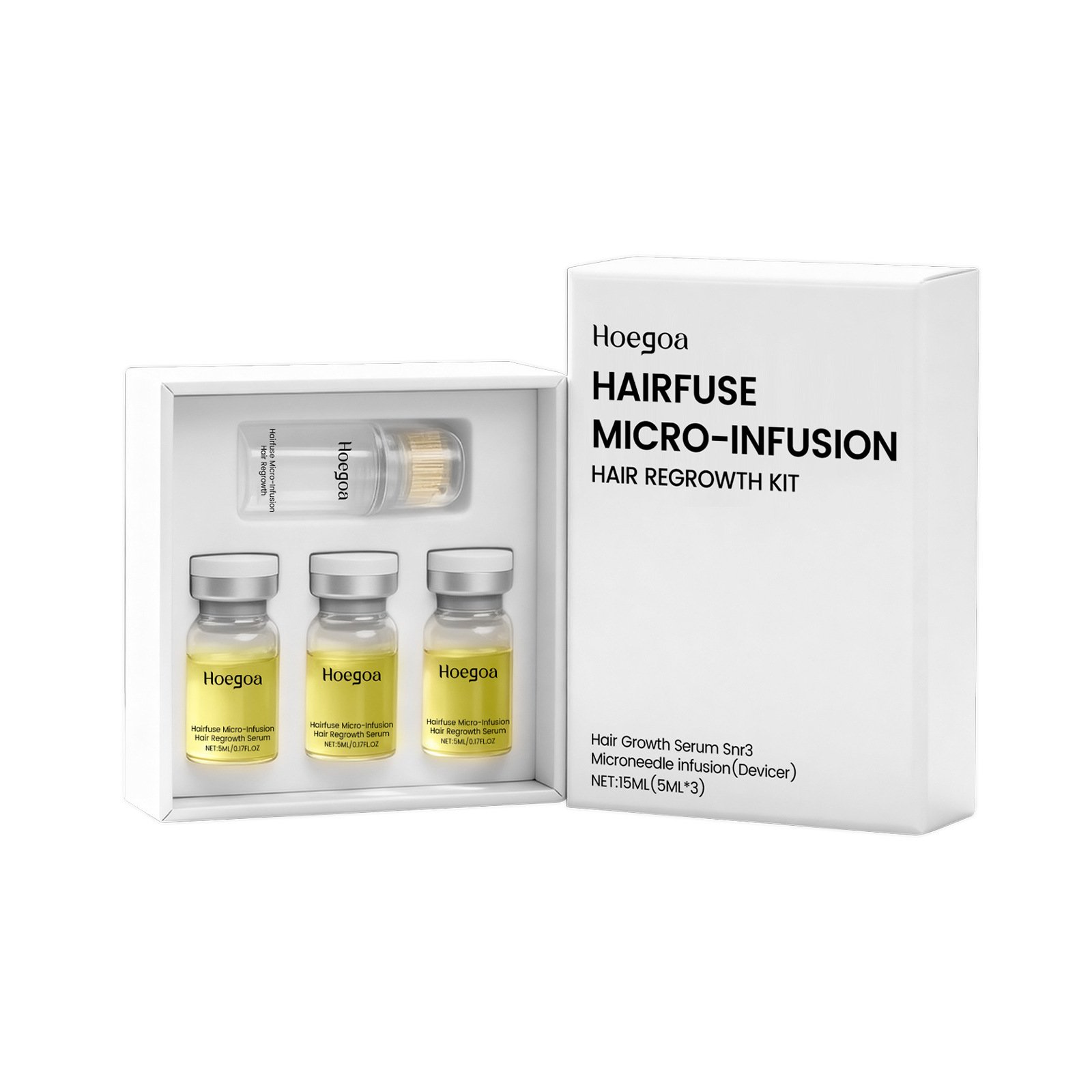 Hair Growth Serum with Roller Applicator - Image 5