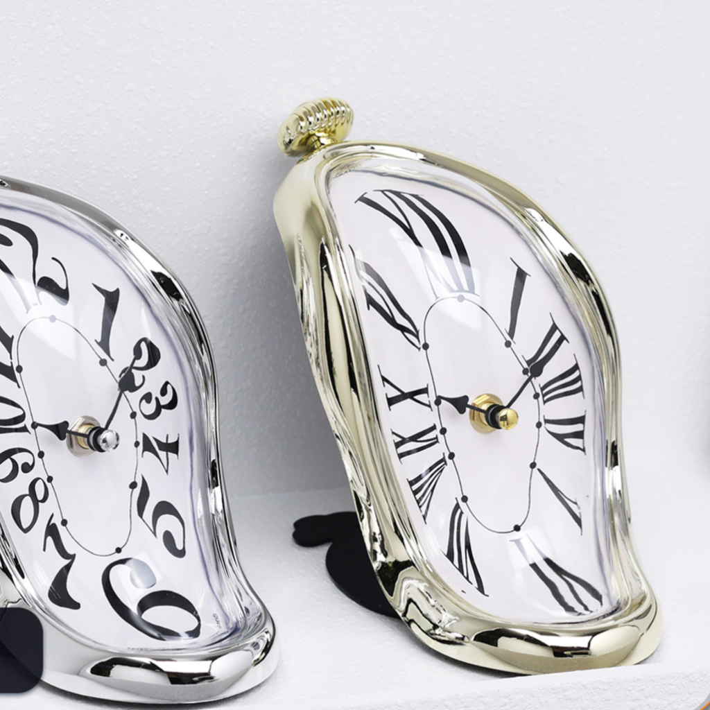 Artistic Melting Clock Home Decor