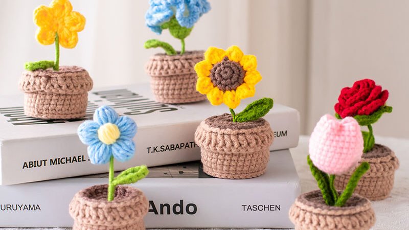 Create Beautiful Handmade Flowers with the Perfect Crochet Kit