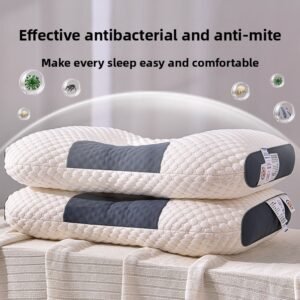 Germ Shield Microbe Defense PureGuard Cervical Support Pillow for Spine Alignment and Sleep Comfort