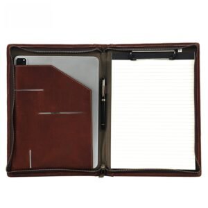 Premium Leather A4 Document Folder with Zipper