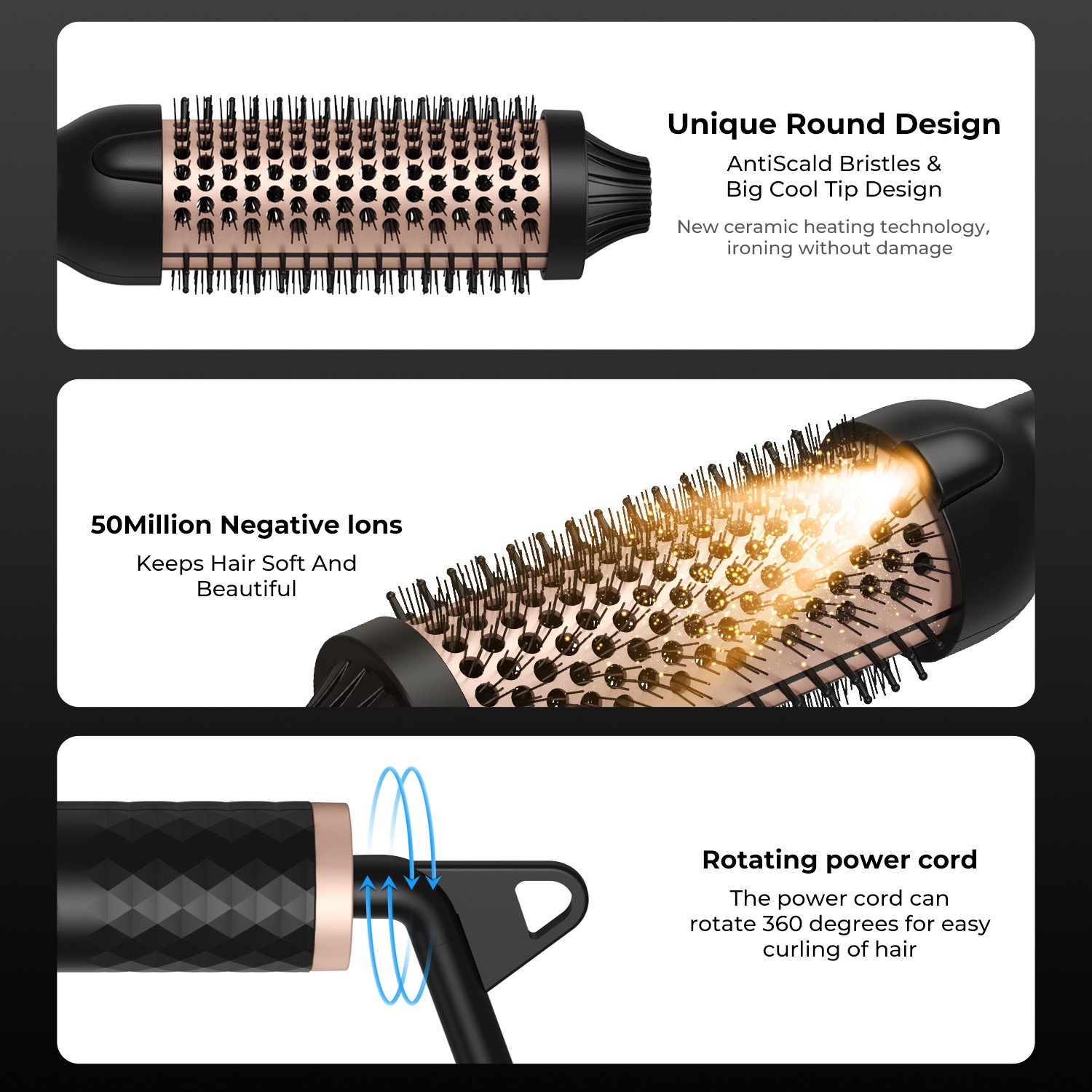 4 in 1 Automatic Electric Heating Comb for Hair Styling - Image 2