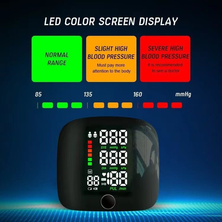 Blood pressure monitor fully automatic electric intelligent blood pressure measuring instrument - Image 2