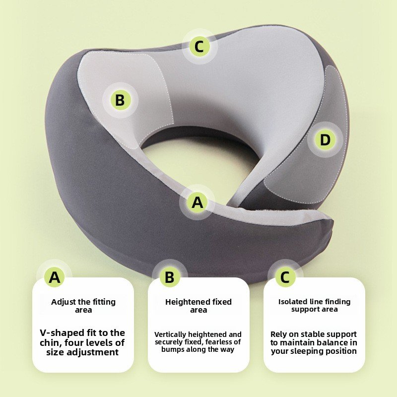 Portable U-shaped Pillow for Companion Ostriches - Image 4