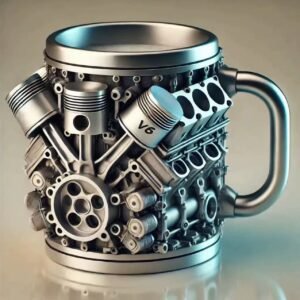 Engine Mug v6 and v8 design