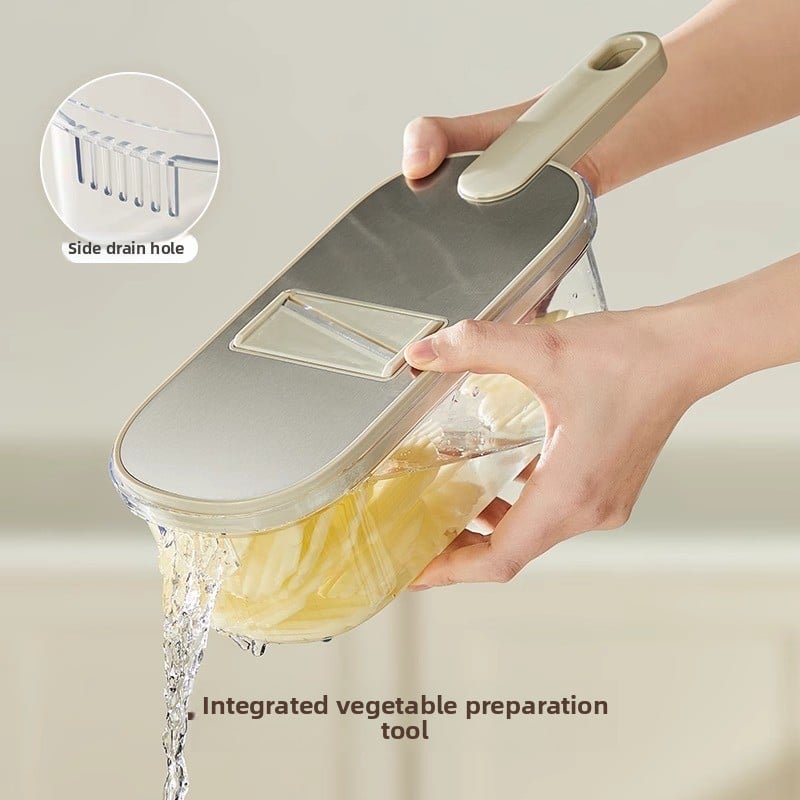 Stainless Steel Multi-Functional Vegetable Slicer & Shredder - Friendly-design - Image 3
