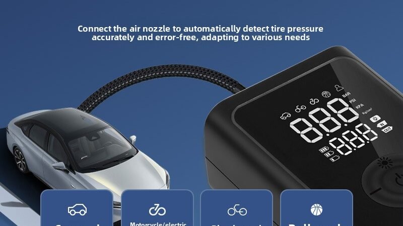 Portable Wireless Digital Air Pump for Car Tires Review