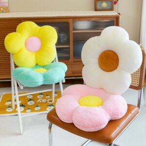 Sunflower Plush Cushion - Car Seat Pillow, Home Decor, Gift
