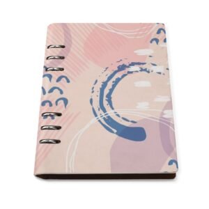 Designer arty leather Binder Notebook (A5)