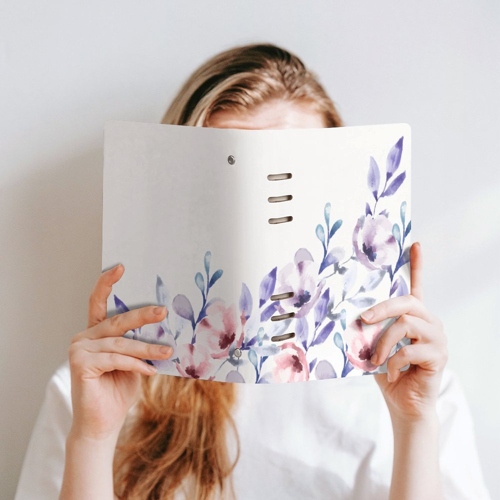 Watercolor Floral Spiral Journal Notebook artistic Binder Notebook (A5) - Image 2