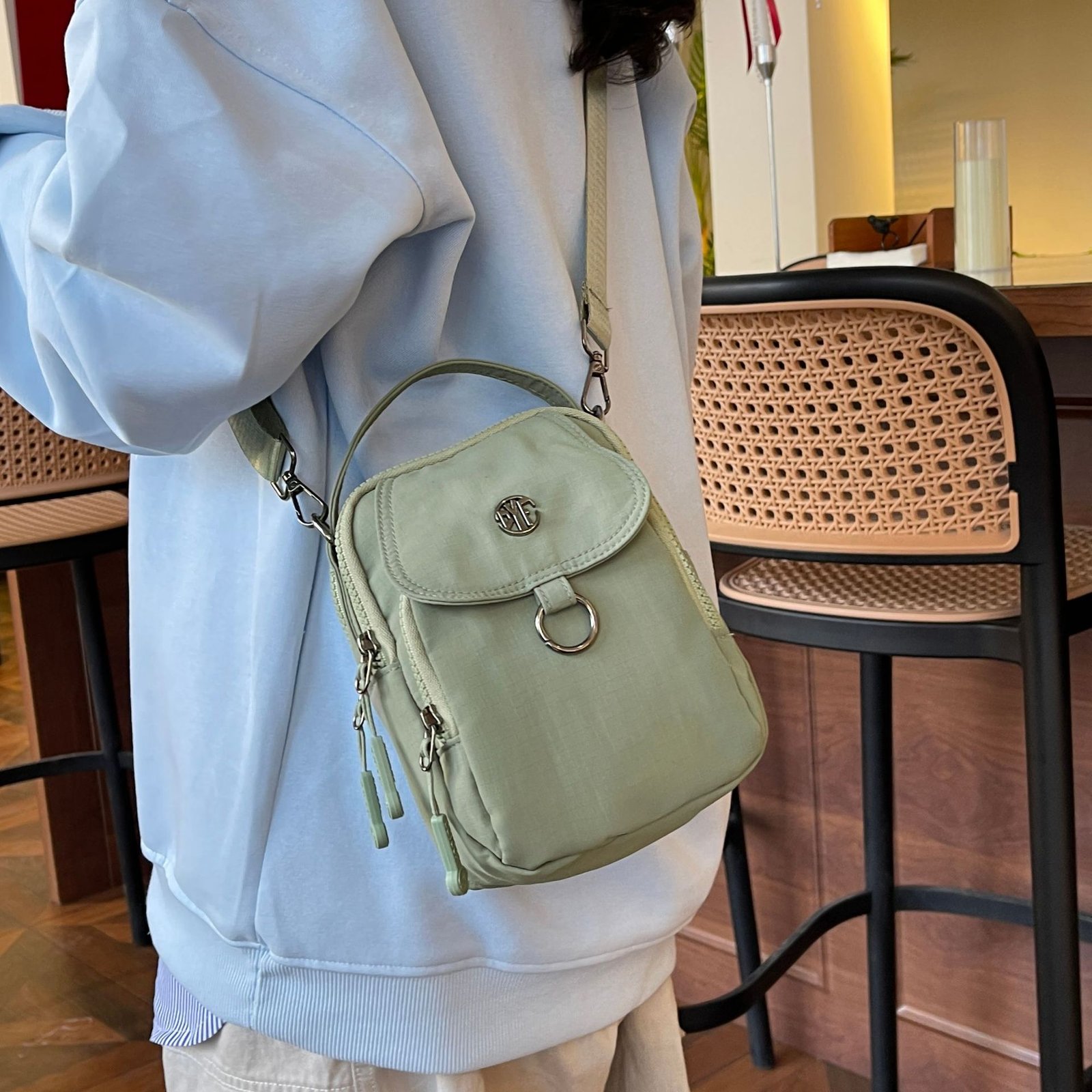 Nylon Square Bag - Image 4