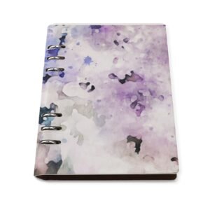 Watercolor Multicolor aesthetic Floral Spiral Journal Notebook artistic Binder Notebook (A5) Binder Notebook (A5)