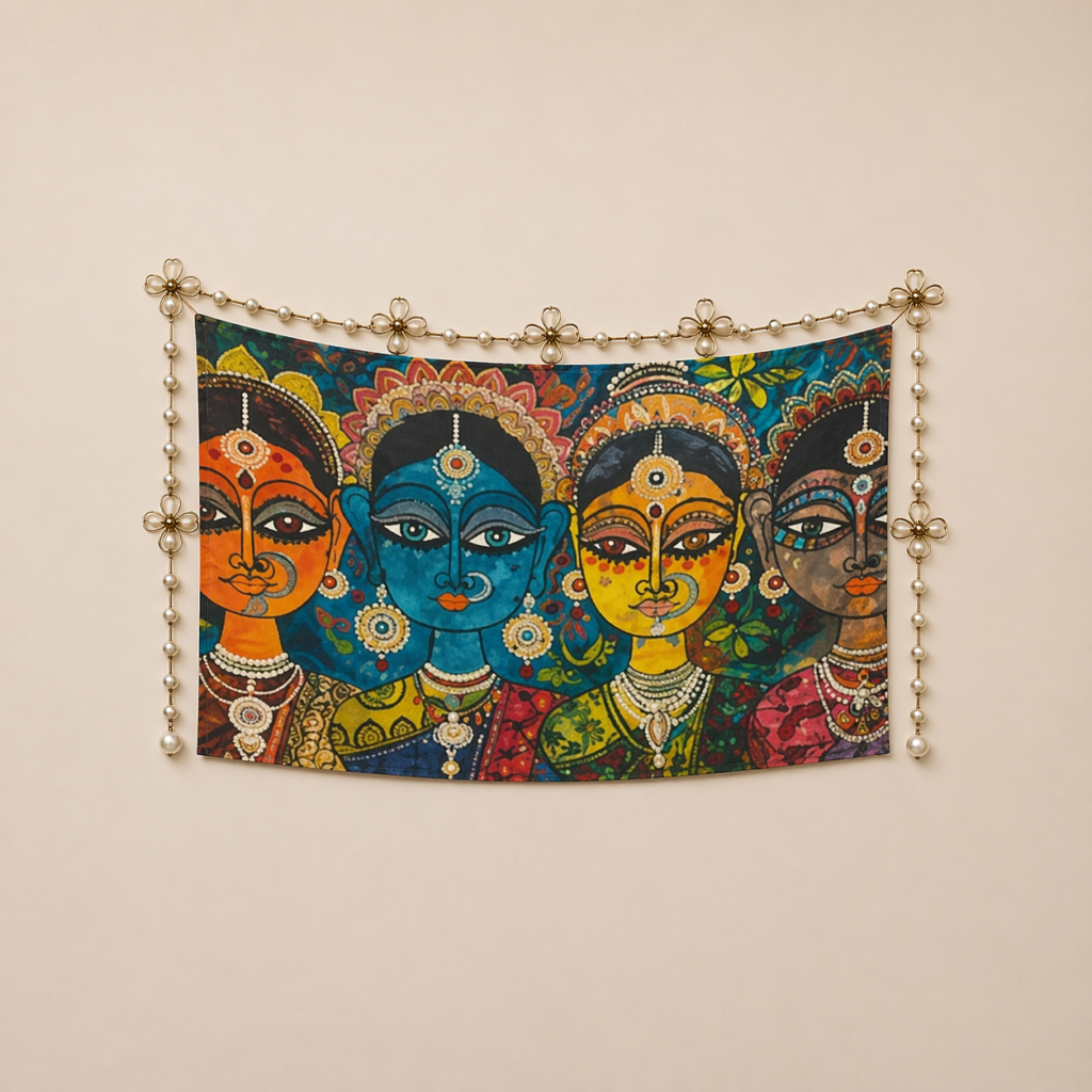 Women decorative wall tapestry wall art Polyester Wall Tapestry 90"x 60" Polyester Peach Skin Wall Tapestry 90"x 60"