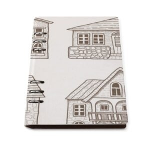 Abstract Home Design Spiral Journal Notebook Binder (A5) Artistic Binder Notebook (A5)