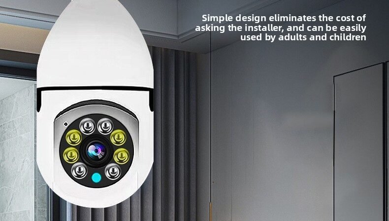 E27 Bulb WiFi Security Camera with 1080P HD Review