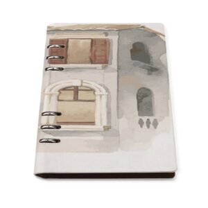 Sketched Spiral Journal Notebook Binder (A5) Artistic Binder Notebook (A5)