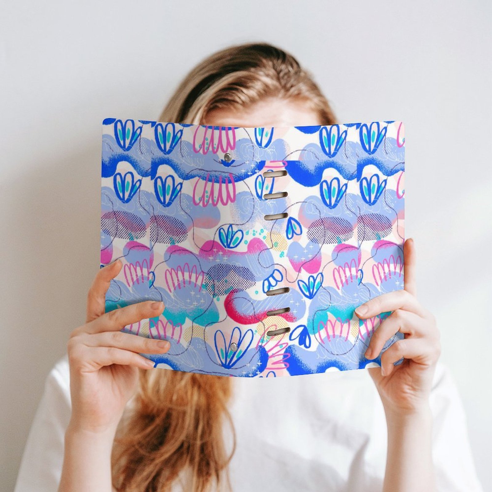 Design arty leather Binder Notebook (A5) - Image 2