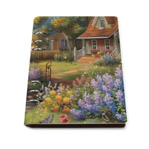 Tucked Gardenia Spiral Journal Notebook Binder (A5) Artistic Binder Notebook (A5)