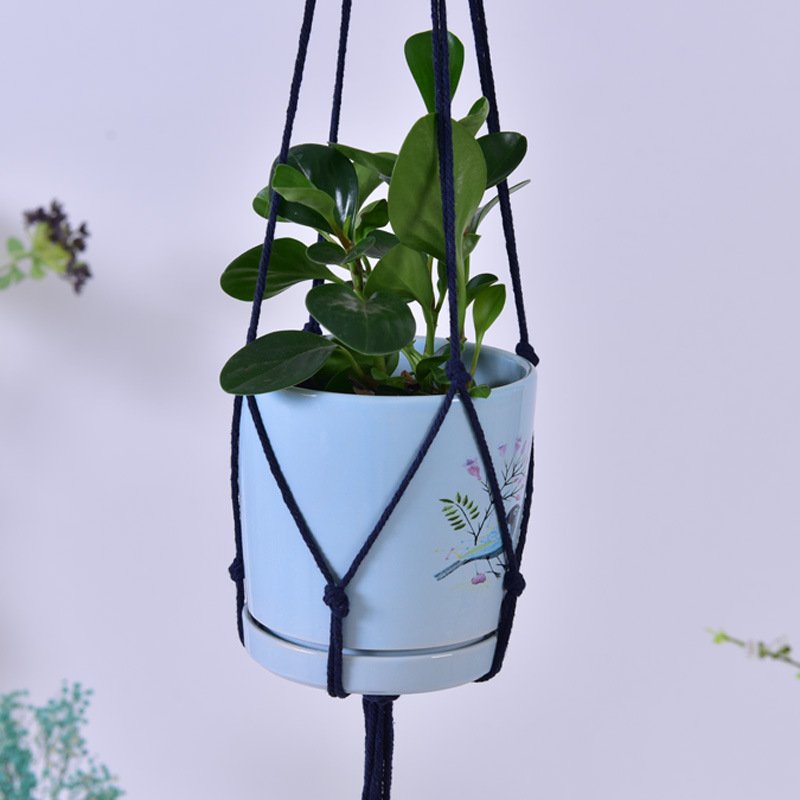 Handmade Woven Bag for Flower Pots - Image 3