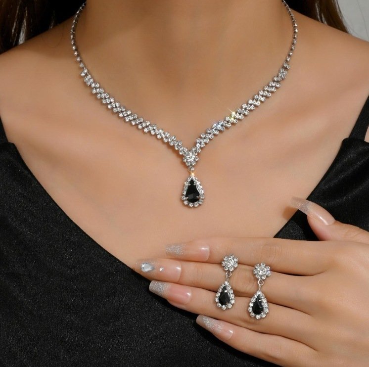 Accessories Two-piece Set Bridal Jewelry Alloy - Image 3