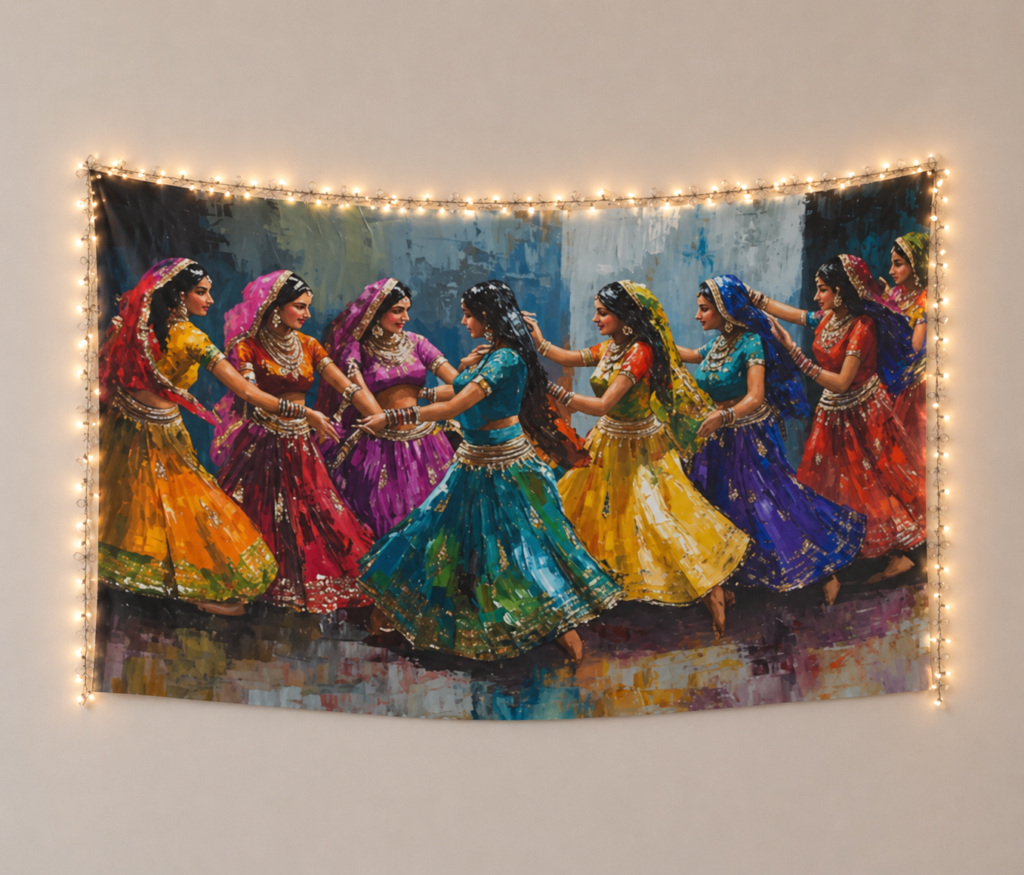 Women all together decorative wall tapestry wall art Polyester Wall Tapestry 90"x 60" Polyester Peach Skin Wall Tapestry 90"x 60"