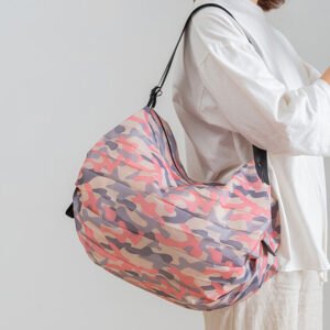 Foldable Nylon backpack shoulder bag Shopping Bag