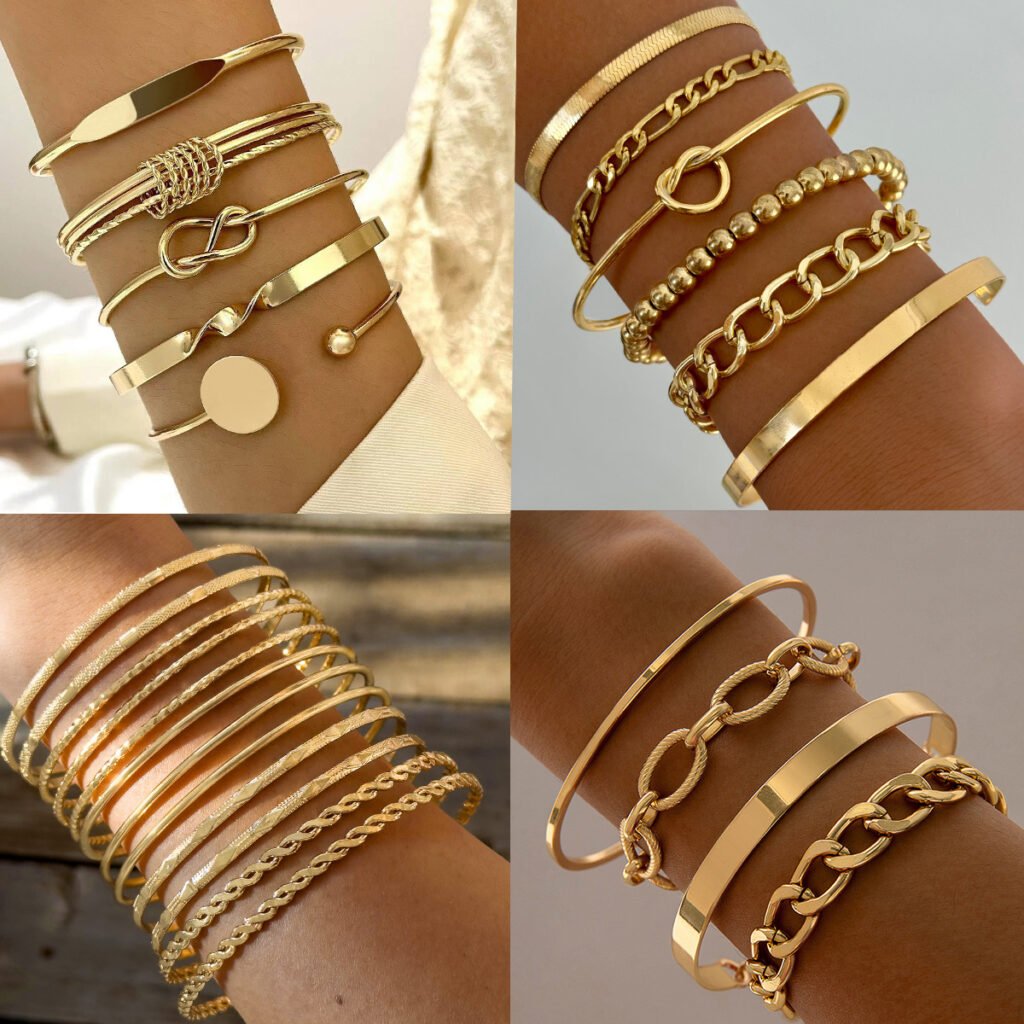 Geometric handmade Bracelet Set