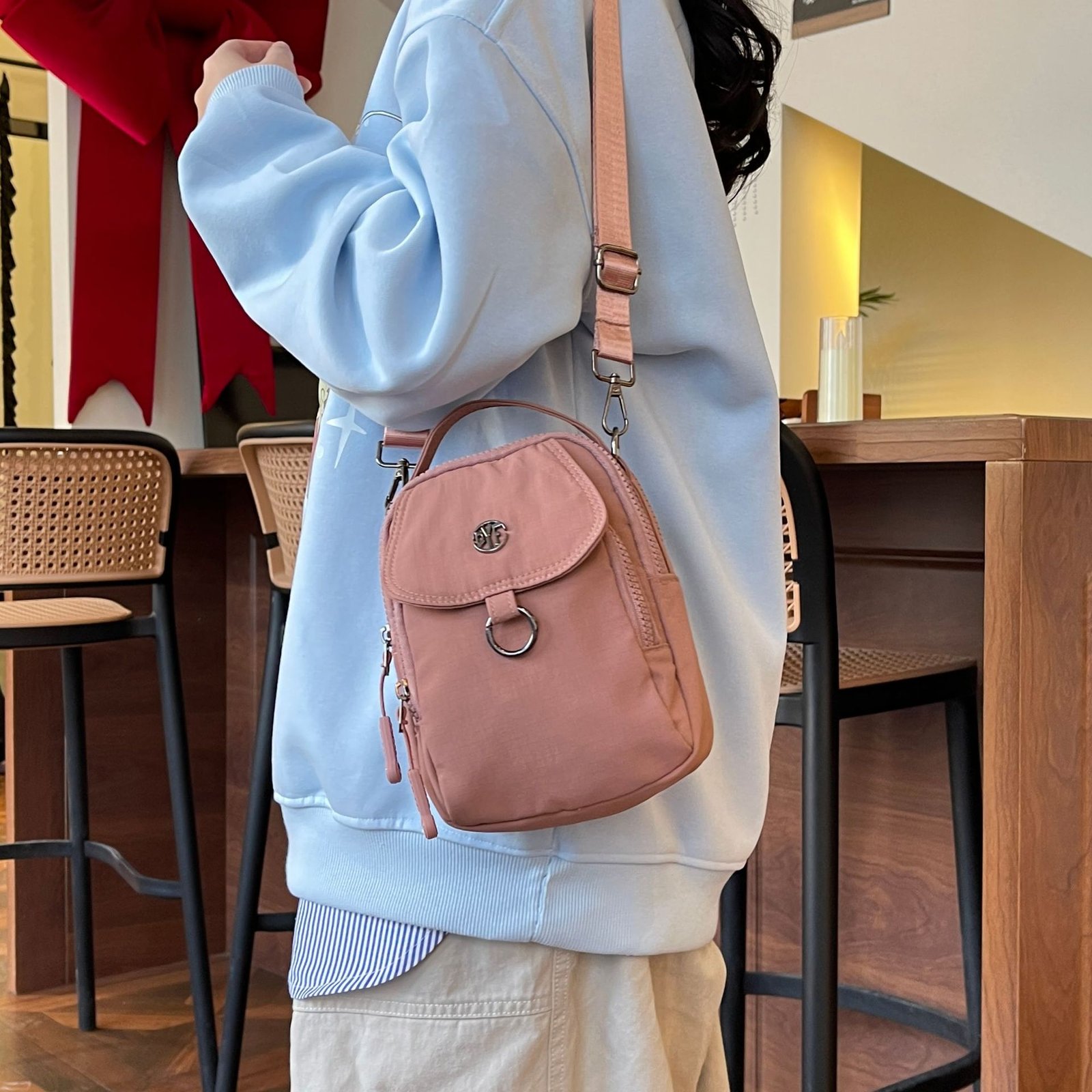Nylon Square Bag - Image 2