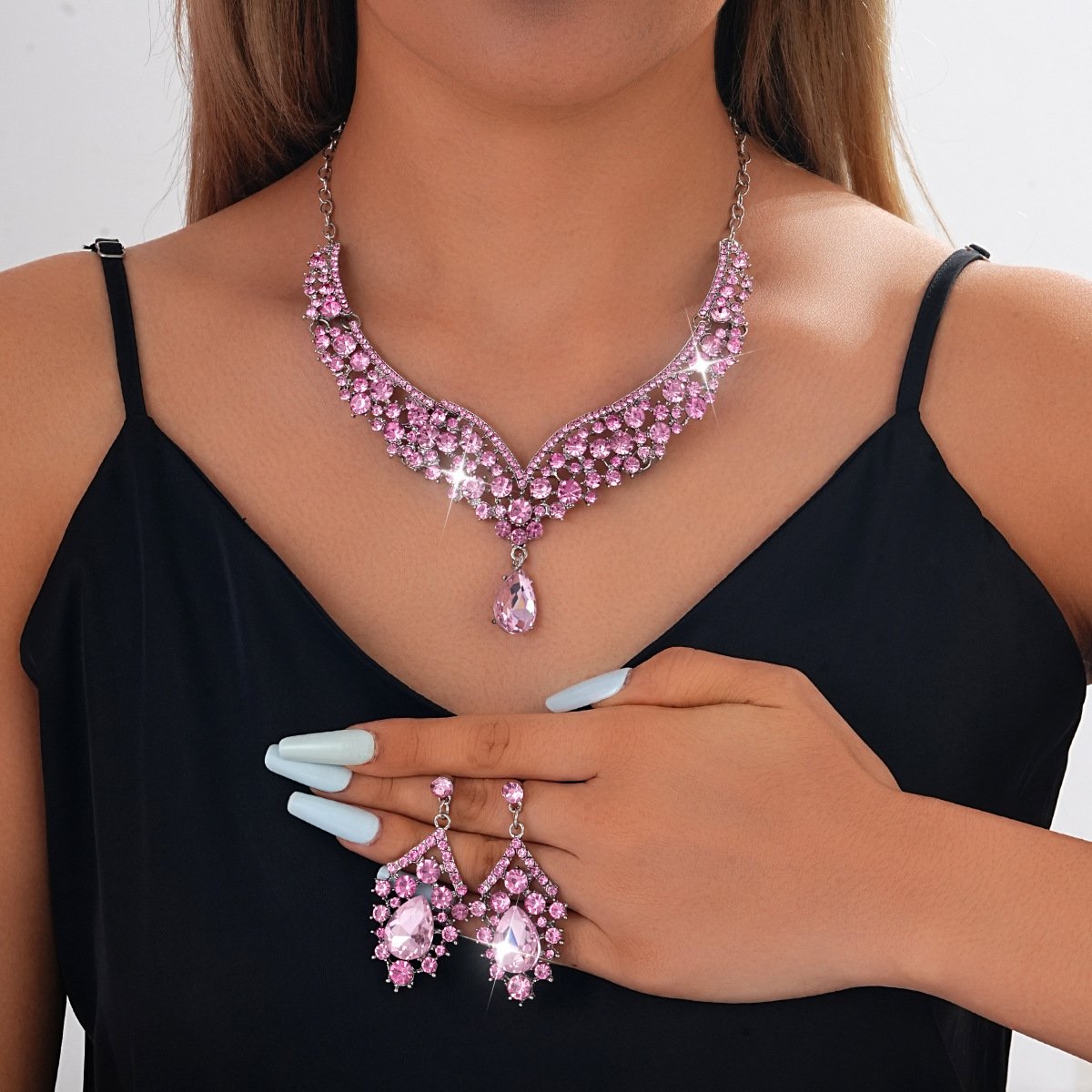 best quality ethnic necklace and earrings set - Image 2