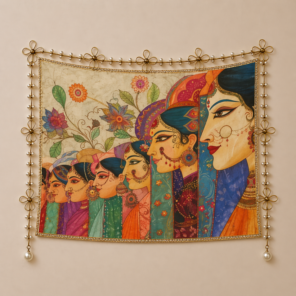 Women multi decorative wall tapestry wall art Polyester Wall Tapestry 90"x 60" Polyester Peach Skin Wall Tapestry 90"x 60"