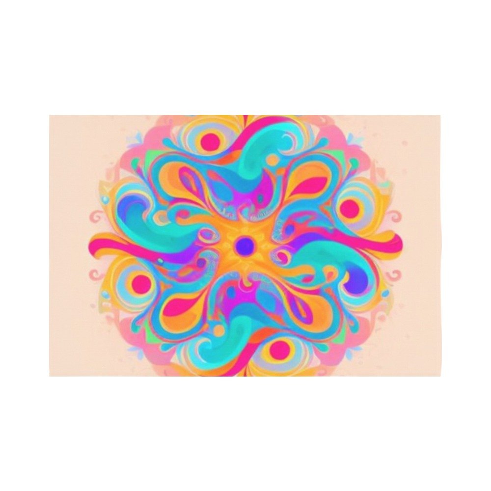 Abstract art decorative wall tapestry wall art Polyester Wall Tapestry 90"x 60" Polyester Peach Skin Wall Tapestry 90"x 60" - Image 4
