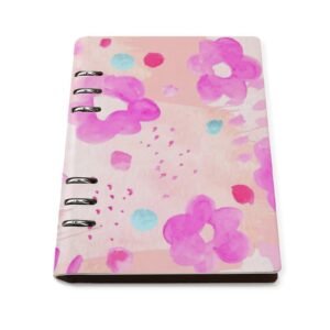 Designer arty leather Binder Notebook (A5)