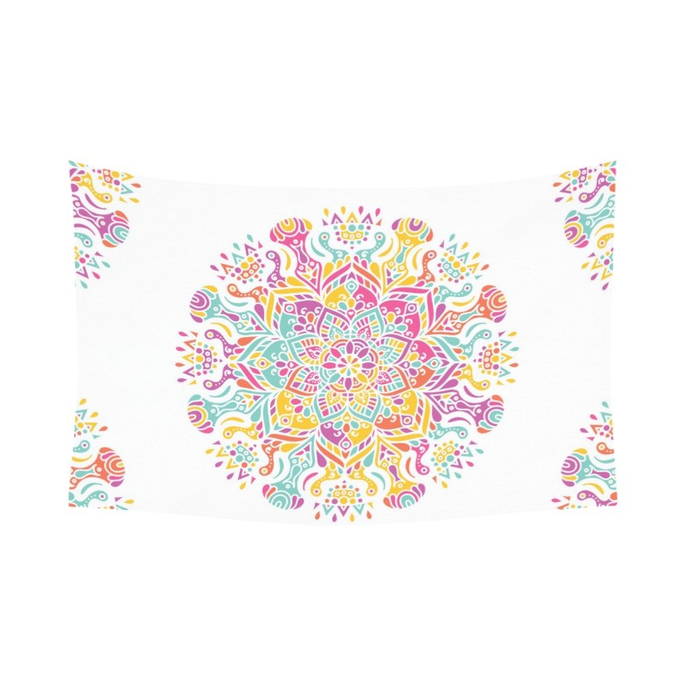 Simplistic art decorative wall tapestry wall art Polyester wall Tapestry 90"x 60" Polyester Peach Skin Wall Tapestry 90"x 60" - Image 3