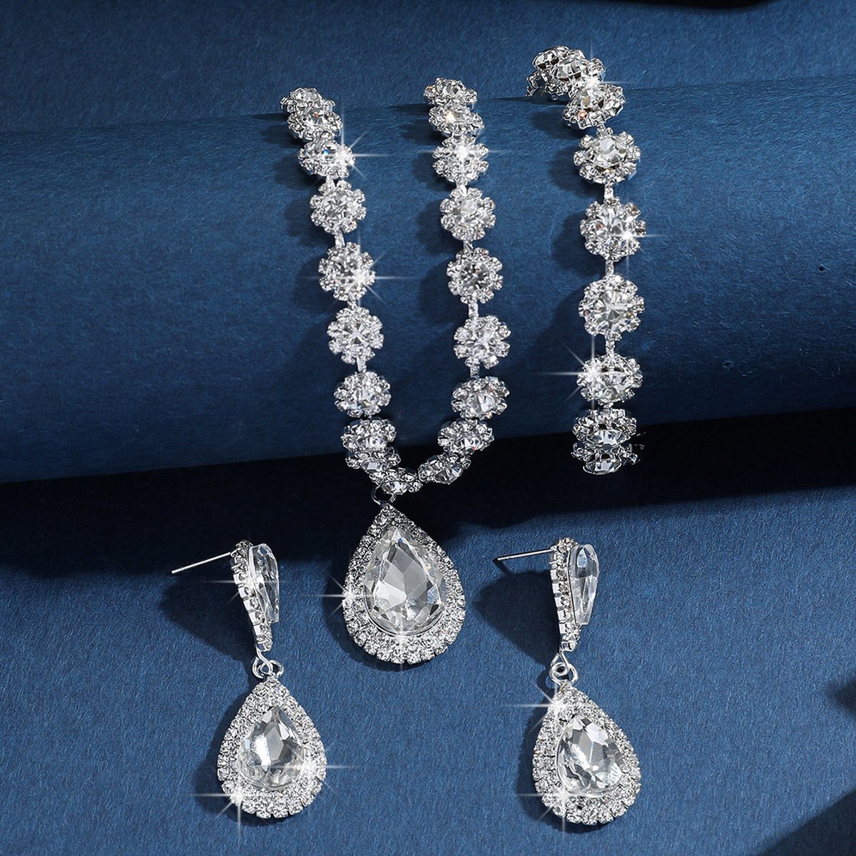 Alloy Bridal Jewelry Set - Image 4