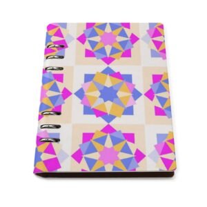 Design abstract leather Binder Notebook (A5)