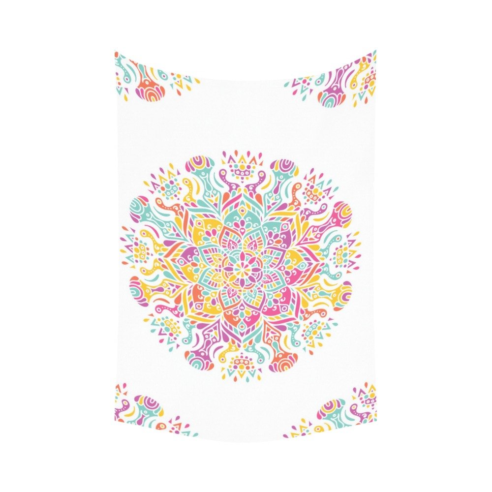 Simplistic art decorative wall tapestry wall art Polyester wall Tapestry 90"x 60" Polyester Peach Skin Wall Tapestry 90"x 60" - Image 2