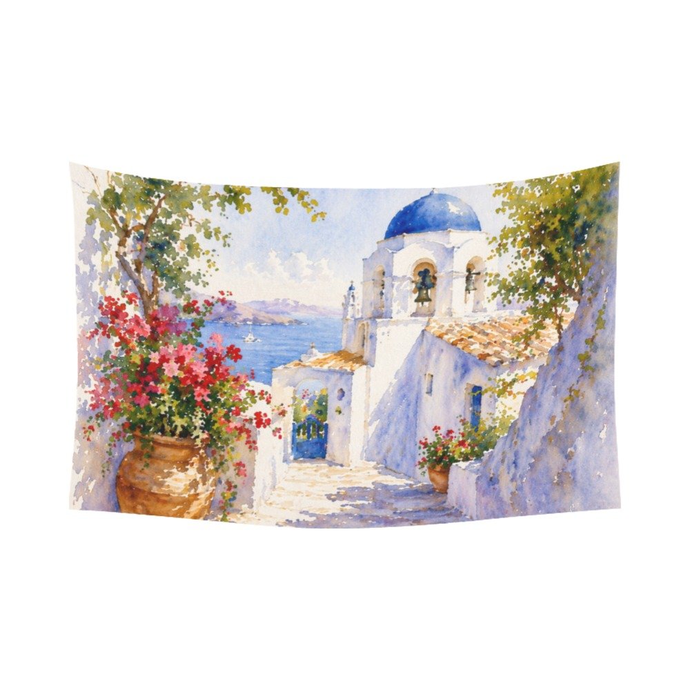 Day light decorative wall tapestry wall art Polyester wall Tapestry 90"x 60" Polyester Peach Skin Wall Tapestry 90"x 60" - Image 3