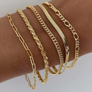 Alloy bracelet set