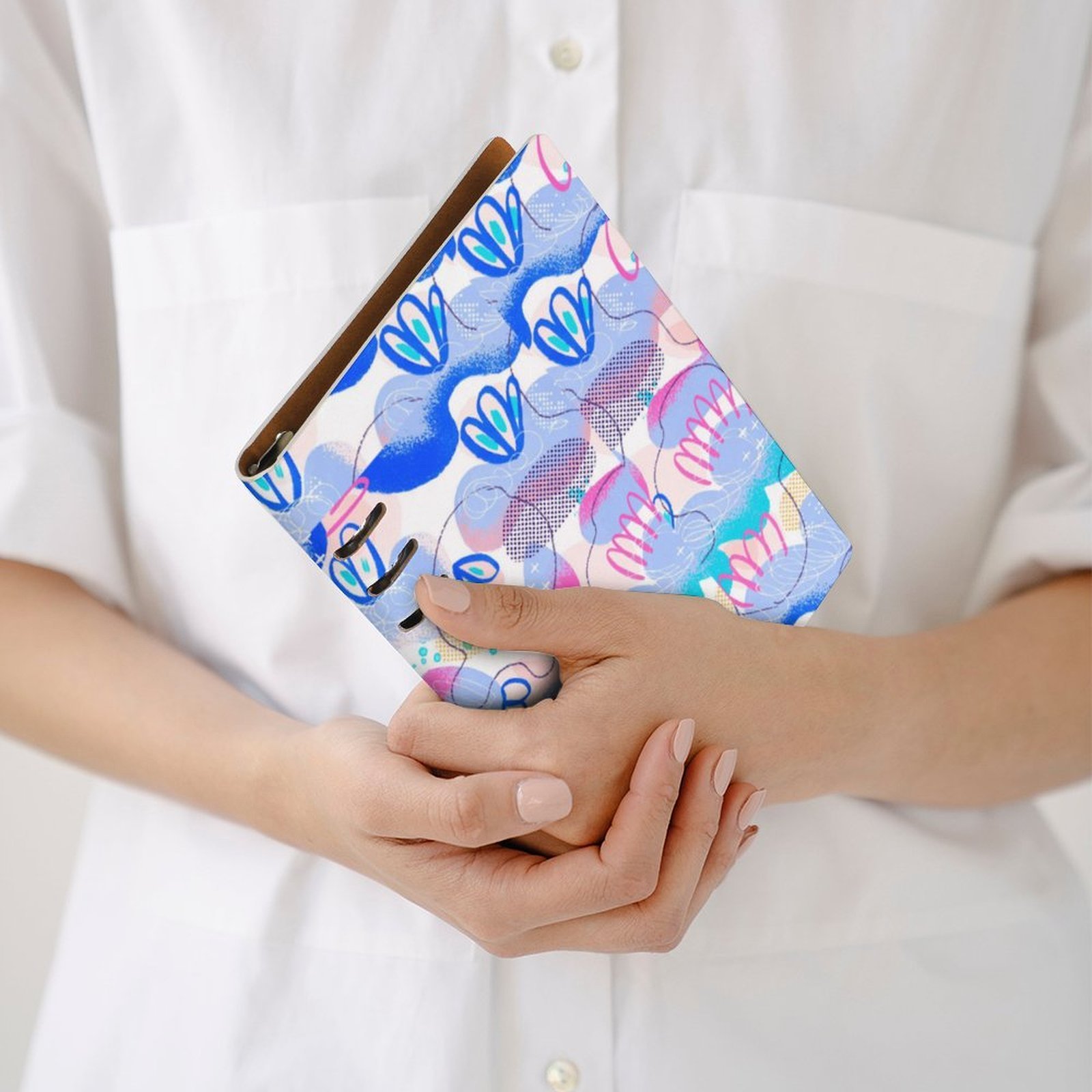 Design arty leather Binder Notebook (A5) - Image 4