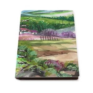Rural Design Spiral Journal Notebook Binder (A5) Artistic Binder Notebook (A5)