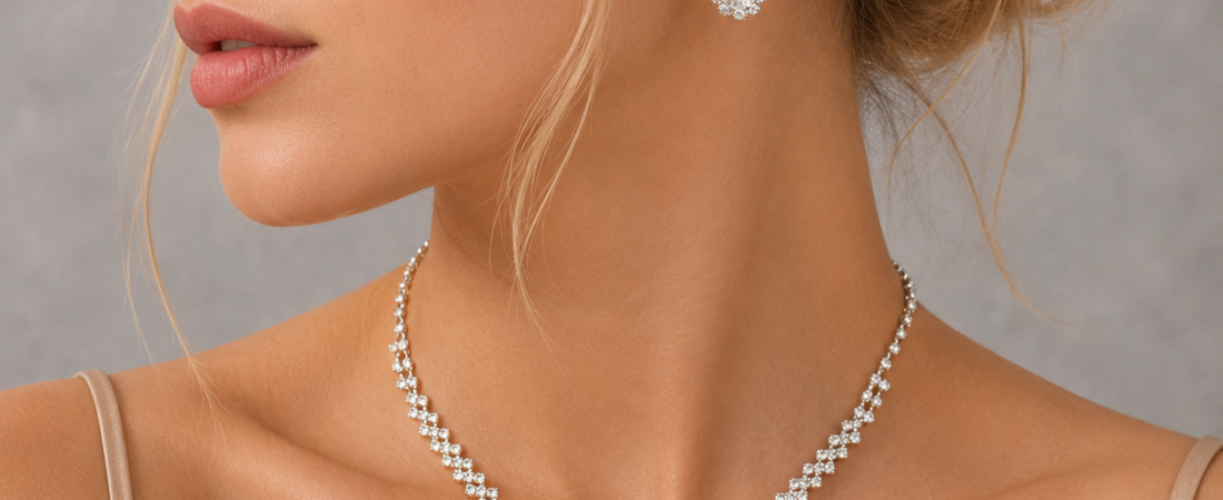 Elegant Two-Piece Bridal Jewelry Sets That Enhance Your Special Day