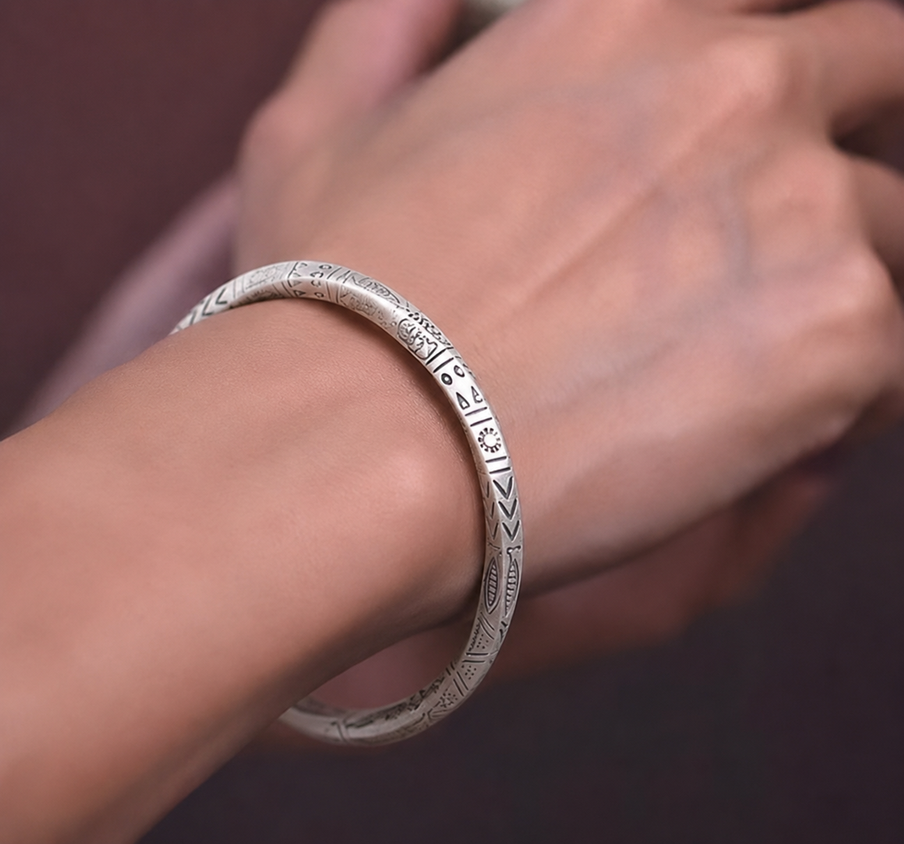 Pure Silver designer Bracelet - Image 8
