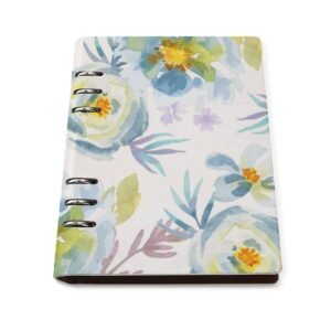 Pastel Floral Spiral Notebook Binder Notebook (A5)