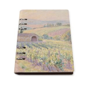 Blush stroked Spiral Journal Artistic Notebook Binder A5 Binder Notebook (A5)