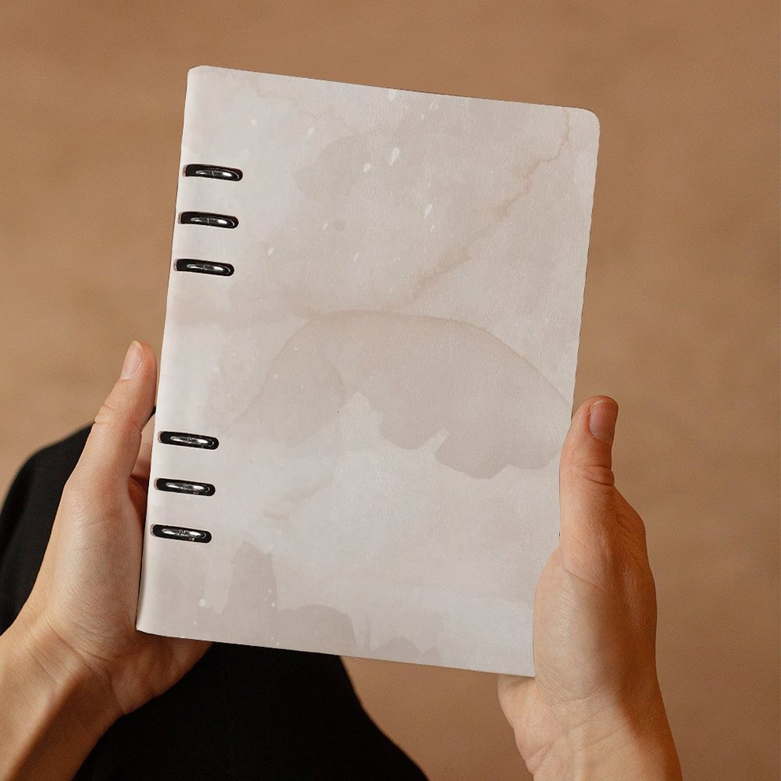 Abstract WaterColor Spiral Journal Notebook Binder (A5) Artistic Binder Notebook (A5) - Image 3