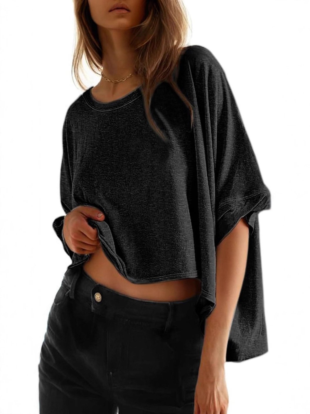 Womens Oversized short Sleeve T-shirt - Image 3