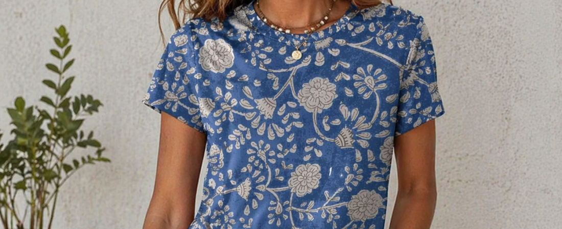 Comfortable and Stylish Cotton T-Shirts with Unique All-Over Prints