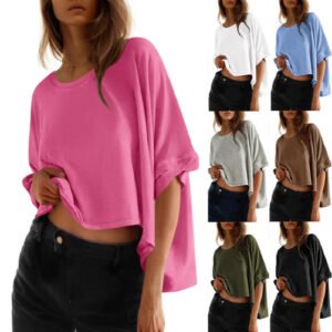 Womens Oversized short Sleeve T-shirt